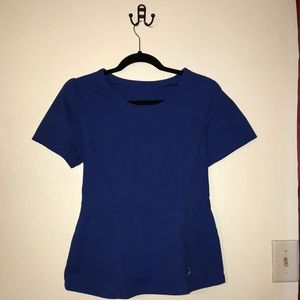 Small Royal Blue Jaanuu Scrub Top